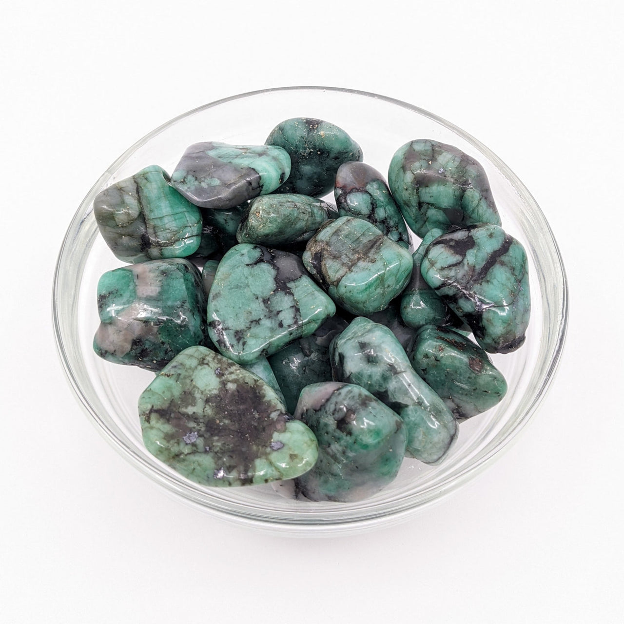 1 Emerald AA XL Tumble Stone (24g) #SK8567 - $18