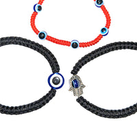 Thumbnail for Evil Eye Adjustable String Bracelet #J743