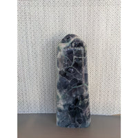 Thumbnail for Large black and white marble block in Fluorite 8’ Freeform #LV5432 product display