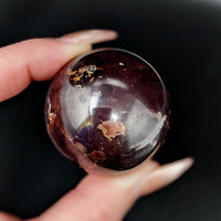 Thumbnail for 1.5 Garnet Sphere + Stand #SK6878 - $59