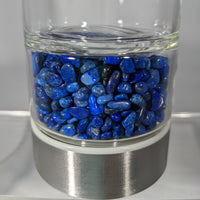 Thumbnail for Gem Elixir Water Bottle #X003 filled with vibrant blue healing crystal rocks