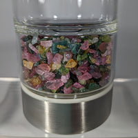 Thumbnail for Gem Elixir Water Bottle filled with vibrant, colorful rocks and crystals