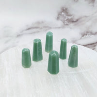 Thumbnail for Green jade candles with Green Aventurine Mini Tower #LV1475 for sale