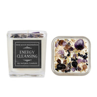 Thumbnail for Healing Energy: Soy Candle with Crystals, Handmade 7.5oz – Elevate Your Space