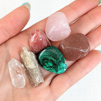 Thumbnail for Heart Healing Crystal Companion Set for Grief and Loss w 