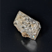 Thumbnail for Close-up of Herkimer Diamond #LV4062 showing detailed texture and a smaller rock piece