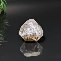 Thumbnail for Herkimer Diamond 1.2’ Rough Point #LV4084 on black surface showcasing natural beauty