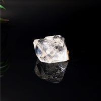 Thumbnail for Rough point Herkimer Diamond 1’ on black surface - Product #LV4079