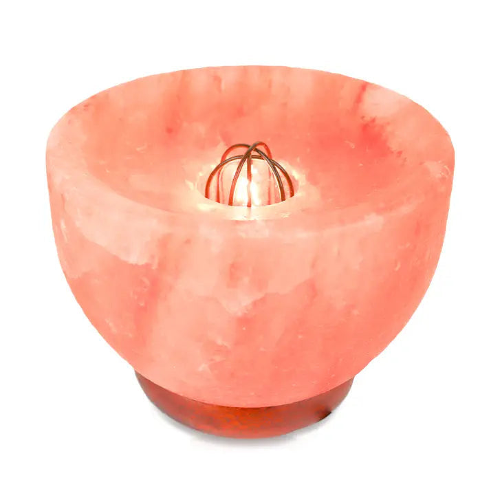 Himalayan tea light - pink warming bowl for massage stones in Himalayan Spa #LV3591