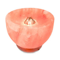 Thumbnail for Himalayan tea light - pink warming bowl for massage stones in Himalayan Spa #LV3591