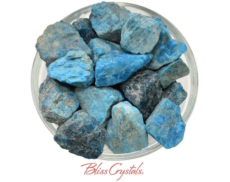 1 Blue APATITE Rough Rough Raw Chunky Healing Crystal and Stone Jewelry & Crafts Lapidary #RA02