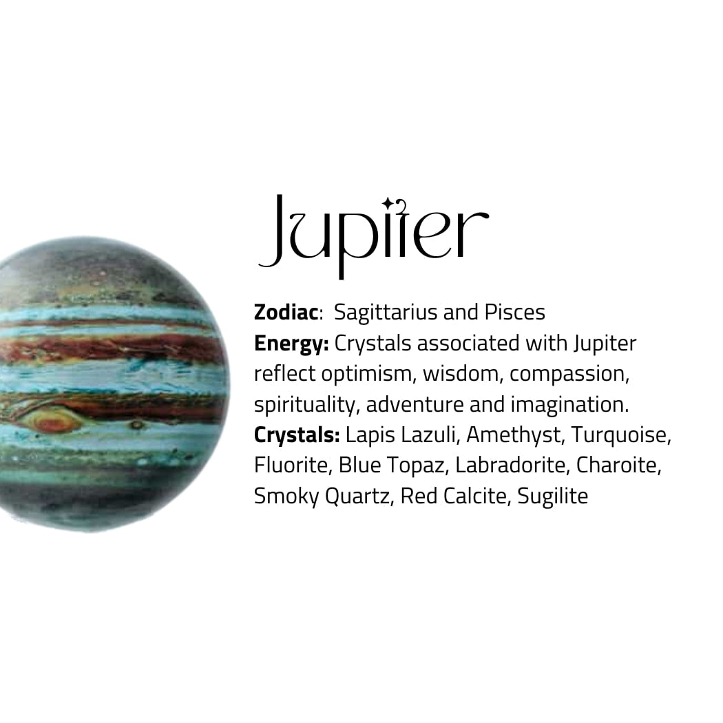 Jupiter Zodiac Sign on Rotating Mova Globe with Acrylic Base - Perfect Planetary Globe Decor