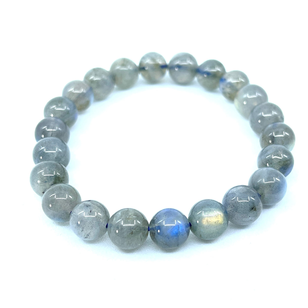 Labradorite Beaded Bracelet (15g) #SK3862 - $16