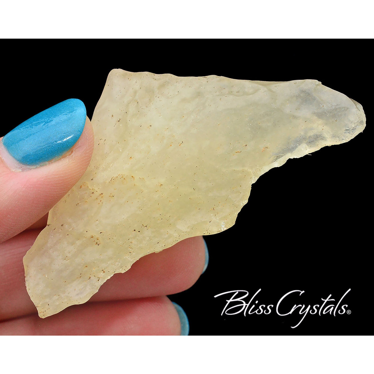 26 gm Genuine LIBYAN DESERT GLASS Rough Stone + Bag #LG07