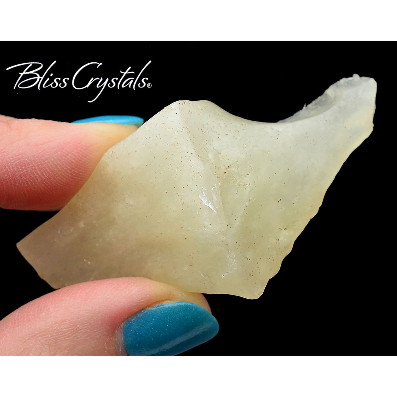 26 gm Genuine LIBYAN DESERT GLASS Rough Stone + Bag #LG07