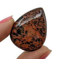 Thumbnail for Mahogany Obsidian Cabochon (1.4/9g) #SK6560