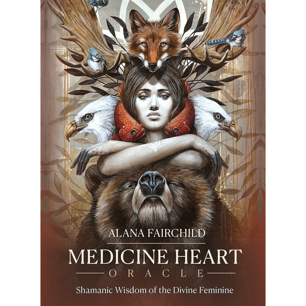 Woman with fox and birds, Medicine Heart Oracle: Shamanic Wisdom of the Divine Feminine Deck