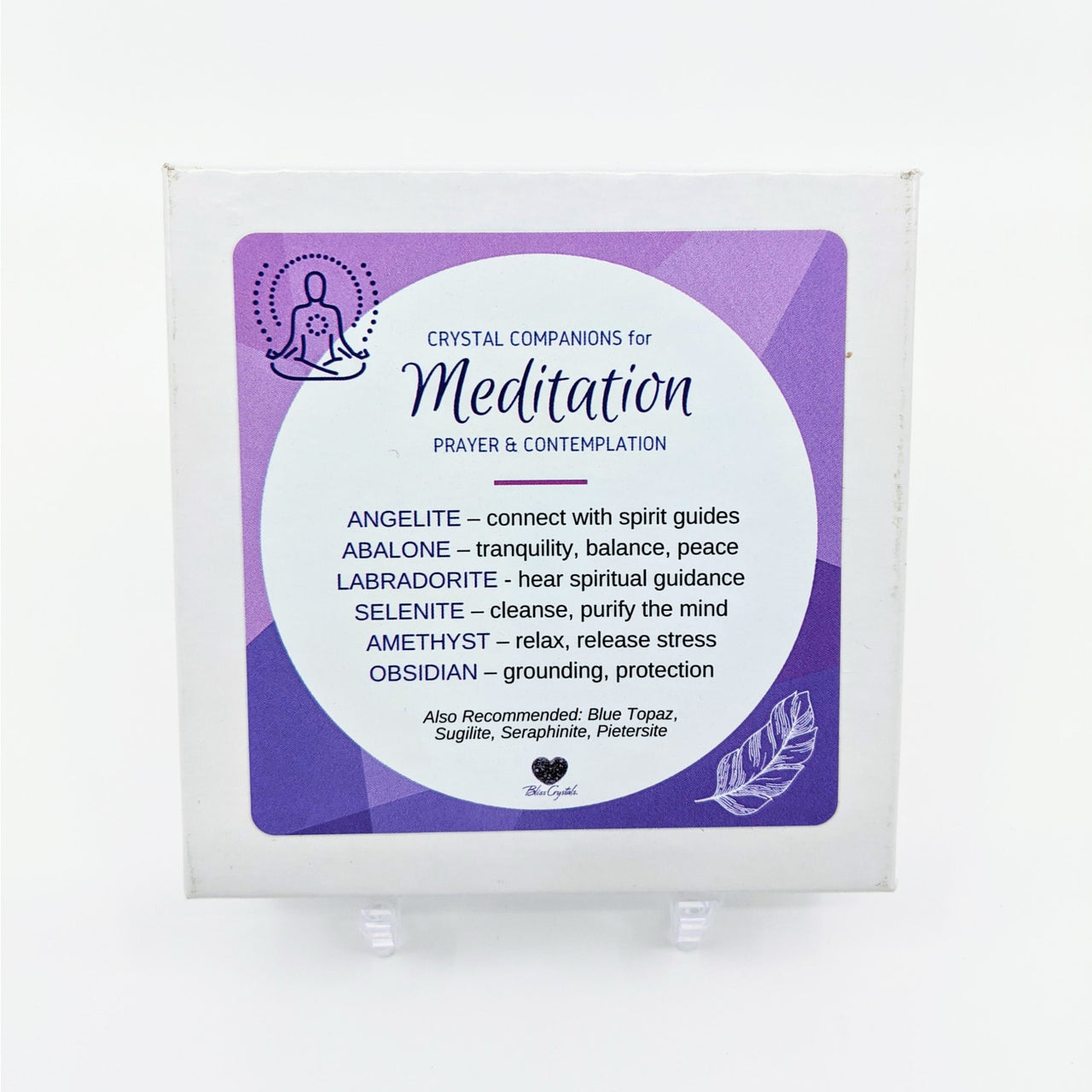 The Box of Medta in Meditation & Prayer Crystal Companion Set Gift Box #SK6973