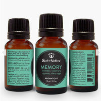 Thumbnail for Three bottles of Memory Essential Oil Blend Aromatique by Best of Nature #BN30