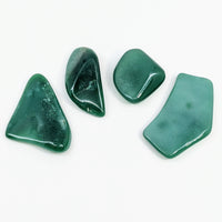 Thumbnail for A set of three green Chrome Chalcedony palm stones, Mtorolite Palm 1.3 - 2’ #LV2948