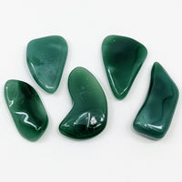 Thumbnail for Green jade chalcedony agate palm stones Mtorolite 1.9-2.3’ Chrome Chalcedony #LV2947