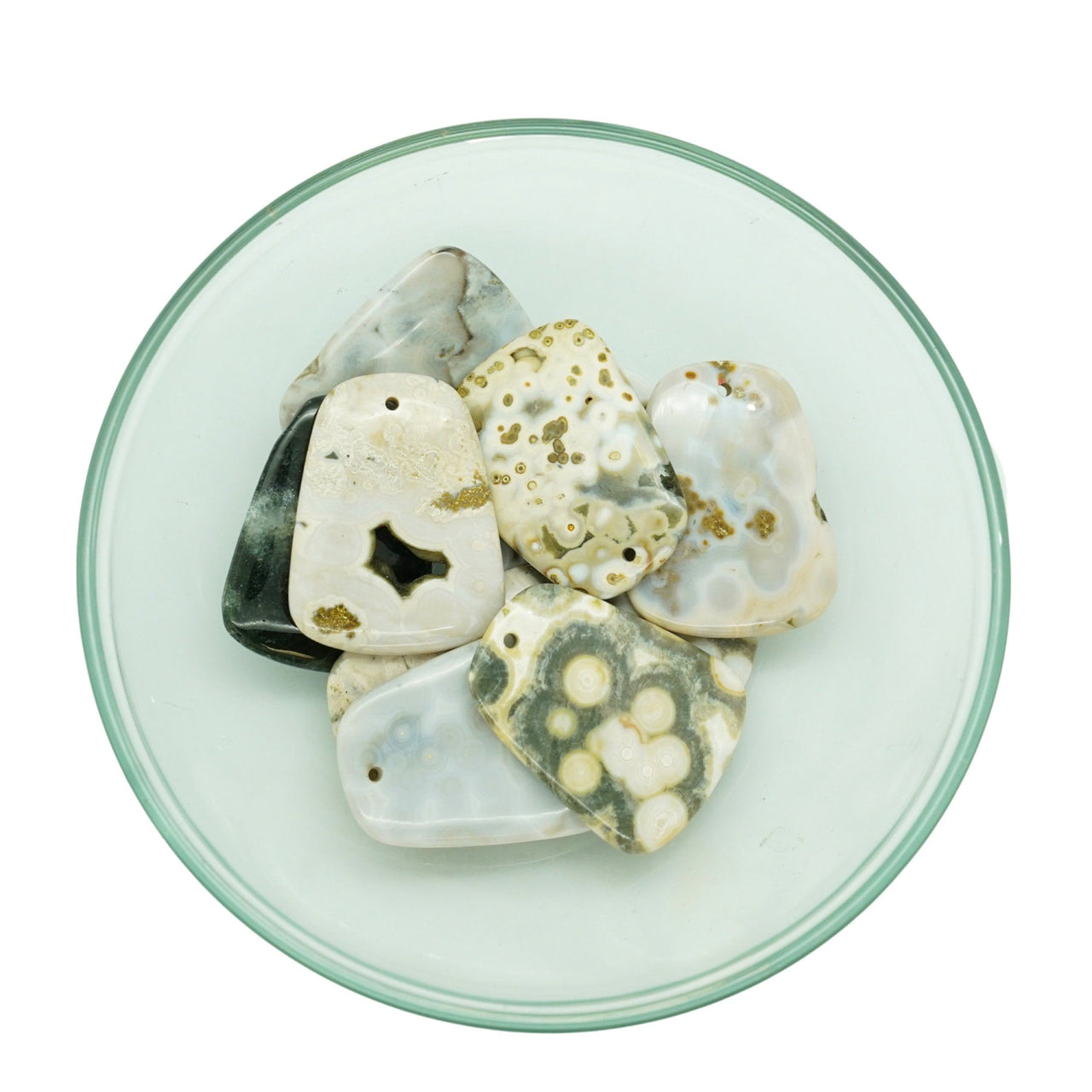 Ocean Jasper Square Cabochon (15g) #LV0814 - $19