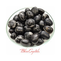 Thumbnail for Black olives in a bowl on ONYX Tumbled Stone, Black & White Marble #XT01 counter