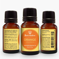 Thumbnail for Orange Essential Oil Single Note by Best of Nature #BN48, three bottles displayed