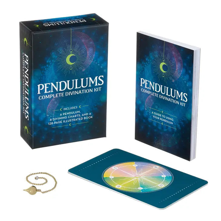 Pendulum Complete Divination Kit #LV3810 with card game, card deck, and accessories