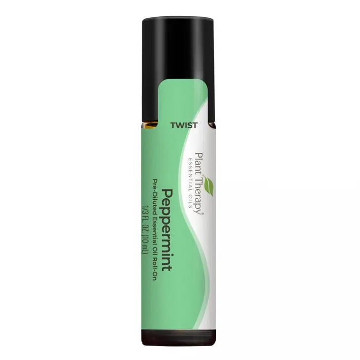 Peppermint Essential Oil Pre-Diluted Roll-On #LV3568 - Bottle of Green Tea Oil