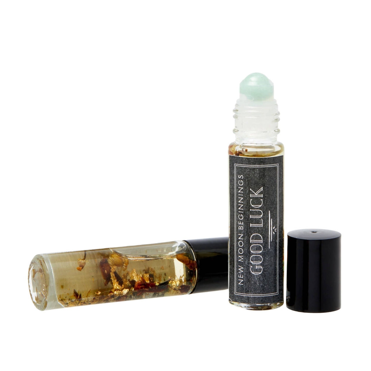 Crystal Infused Positive Energy: Intention Roll on Perfume with Organic Jojoba Oil Base #LV5481