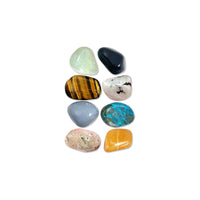 Thumbnail for A selection of Power Crystals for Women, Set of 8 Tumbled Stones #K208 on display