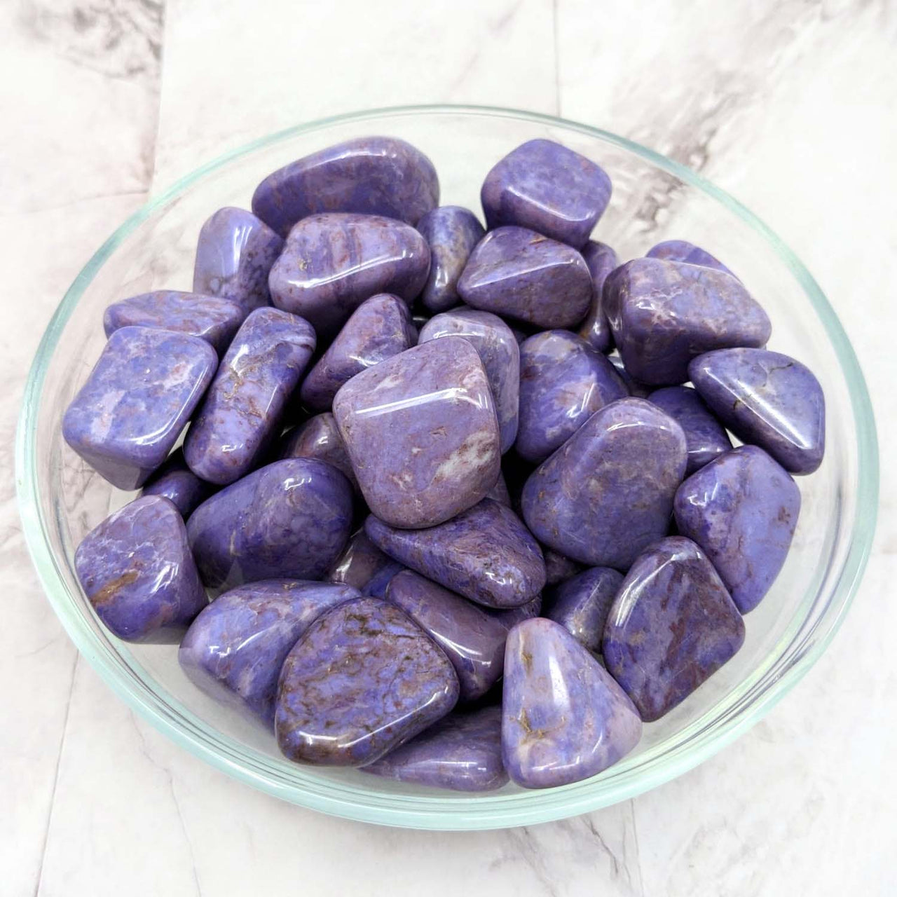 Purple Jade Tumble Stone (1-1.5") #LV2293