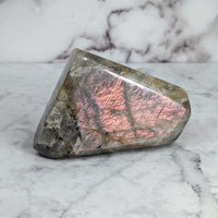 Thumbnail for Purple Labradorite 2.1’ Freeform #LV2814 with pink and grey quartz veins