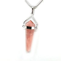 Thumbnail for Rose Quartz Swivel Pendant (6g) #SK5888