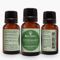 Thumbnail for Rosemary Essential Oil Single Note by Best of Nature #BN52 – three aromatherapy bottles