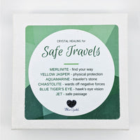 Thumbnail for Square paper coaster with green-white design from Safe Travels Crystal Gift Box #SK6980