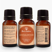 Thumbnail for Sandalwood Essential Oil Single Note by Best of Nature #BN53 - Three Bottles Displayed