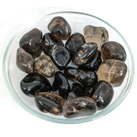 Thumbnail for A bowl of Smoky Quartz tumbled stones from product #SK9260