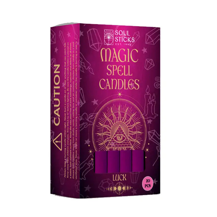 Soul Sticks Magic Spell Chime Ritual Candles 20pc #Q351 – The Box of Magic Candles