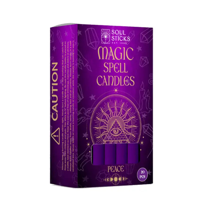 Soul Sticks Magic Spell Chime Ritual Candles 20pc #Q351 - The Box of Magic Spells