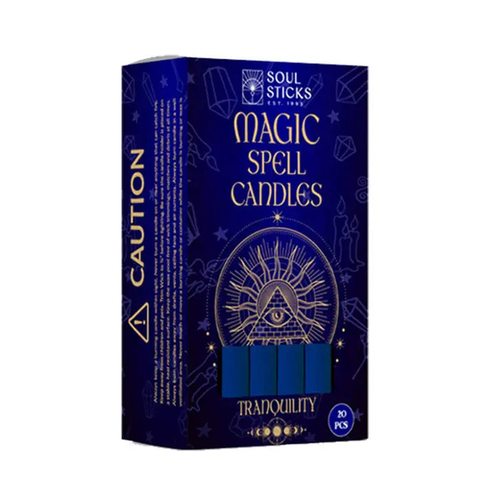 Soul Sticks Magic Spell Chime Ritual Candles 20pc (#Q351) for enchanting rituals