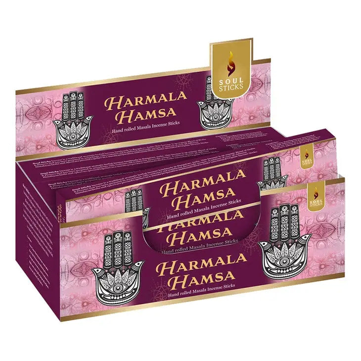 Box of Hama Tea with Soul Sticks Natural Incense Stick #Q350 on display