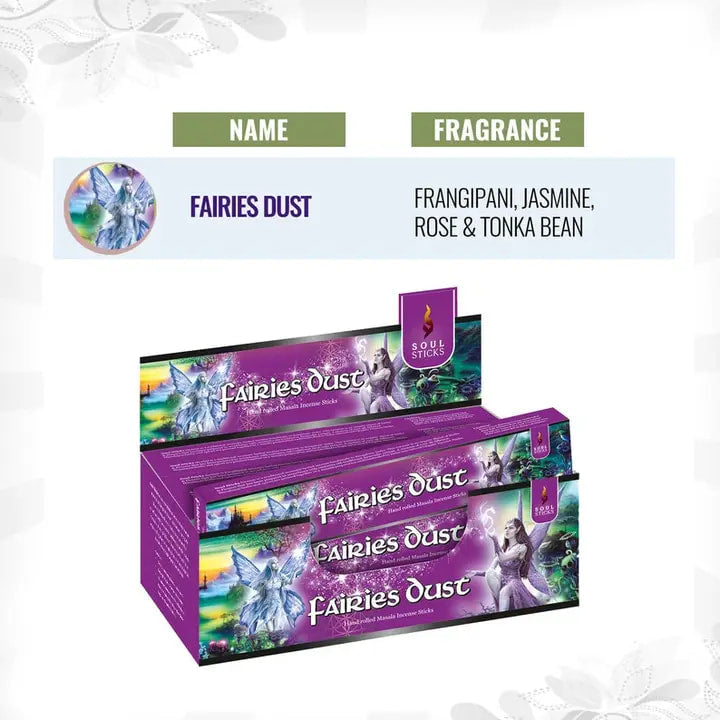 A box of fairies of the sea toothpass displayed in Soul Sticks Natural Incense Stick #Q350