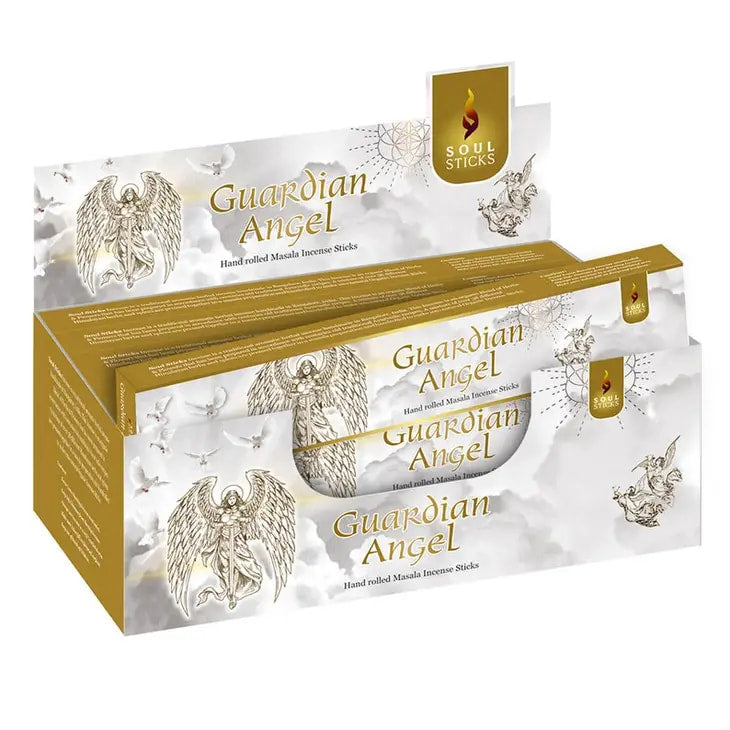 Soul Sticks Natural Incense Stick #Q350: Box of angel incense sticks in vibrant packaging