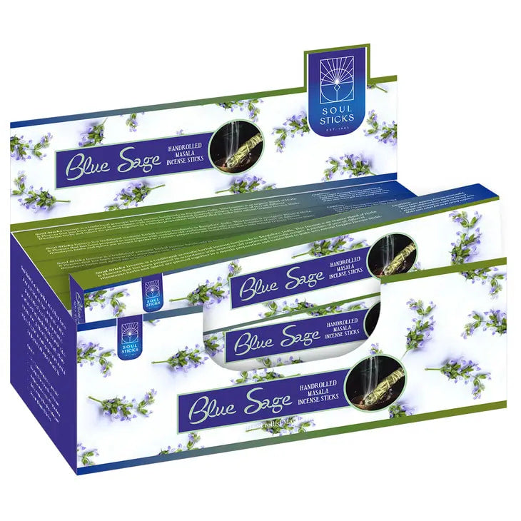 Blue Sage Herbal Toothpaste in Soul Sticks Natural Incense Stick #Q350 display