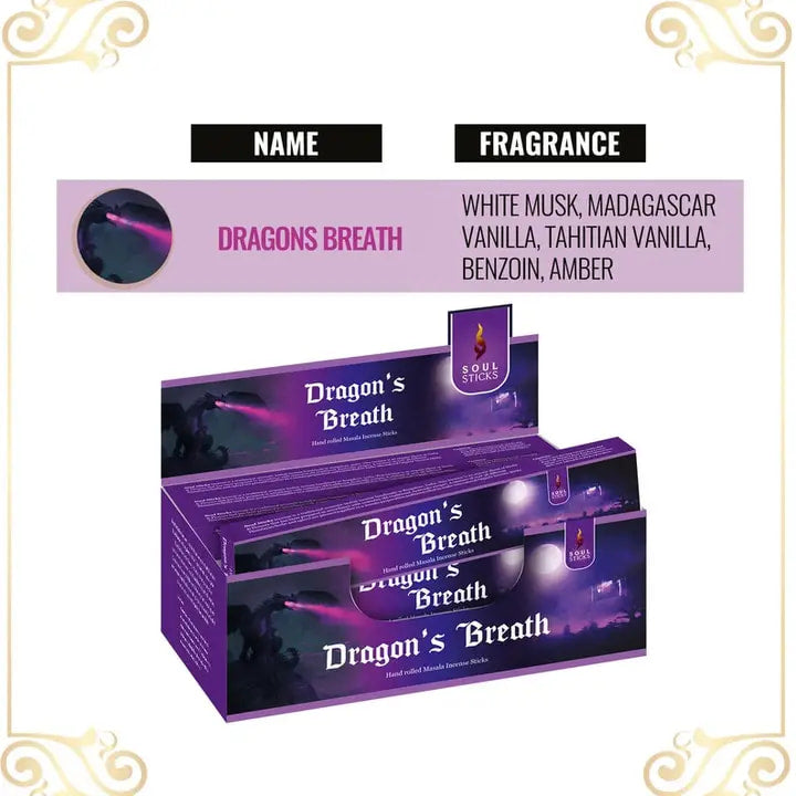 Soul Sticks Natural Incense Stick #Q350 featuring Dren’s Breath Cream for a calming aroma