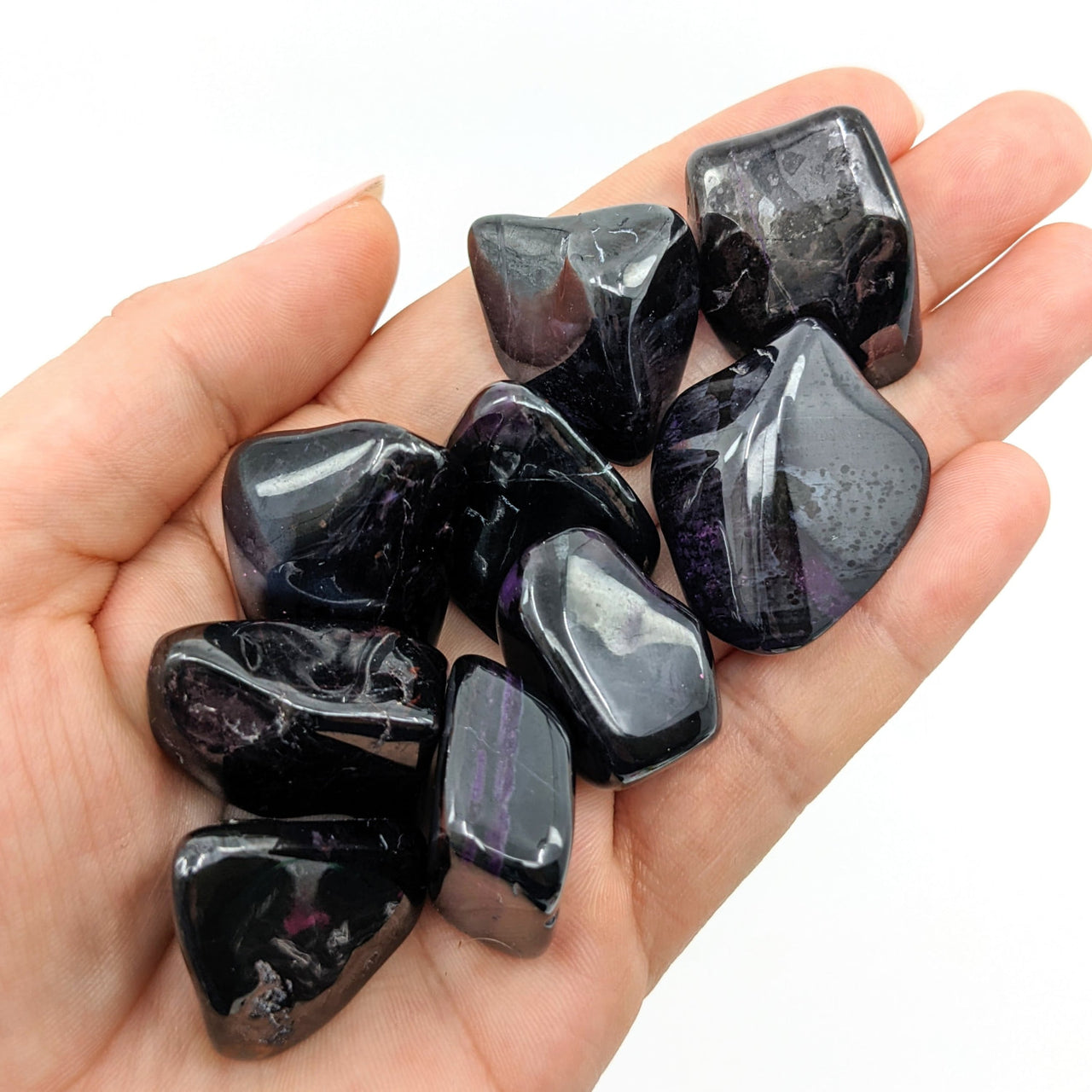 1 Sugilite Dark Medium Tumbled (approx. 14 - 19g) #SK8017 - 