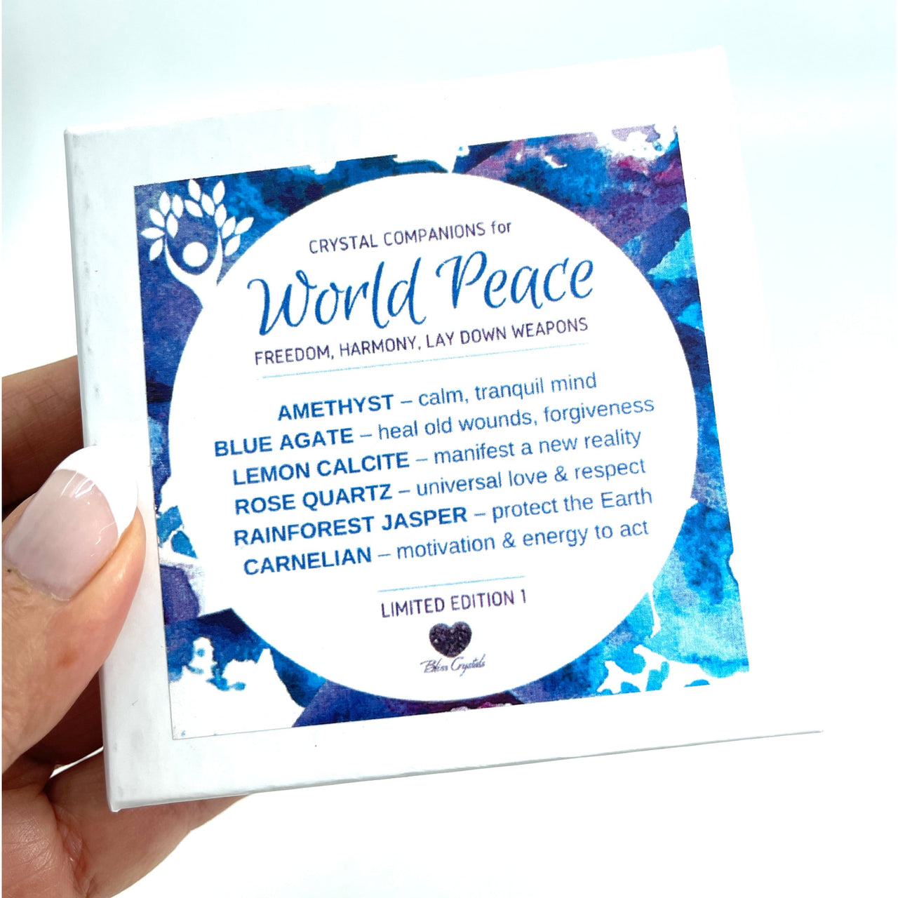 World Peace Crystal Companion Set Limited Edition #1 w 