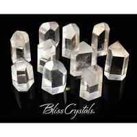 Thumbnail for 1 Large Clear Quartz Point Faceted Crystal Generator Master 